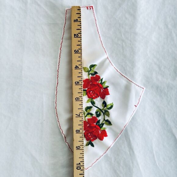 +Vintage Embroidered Rose Collars for Sleepwear, Lingerie or Robes Set of 10 - Picture 2 of 5